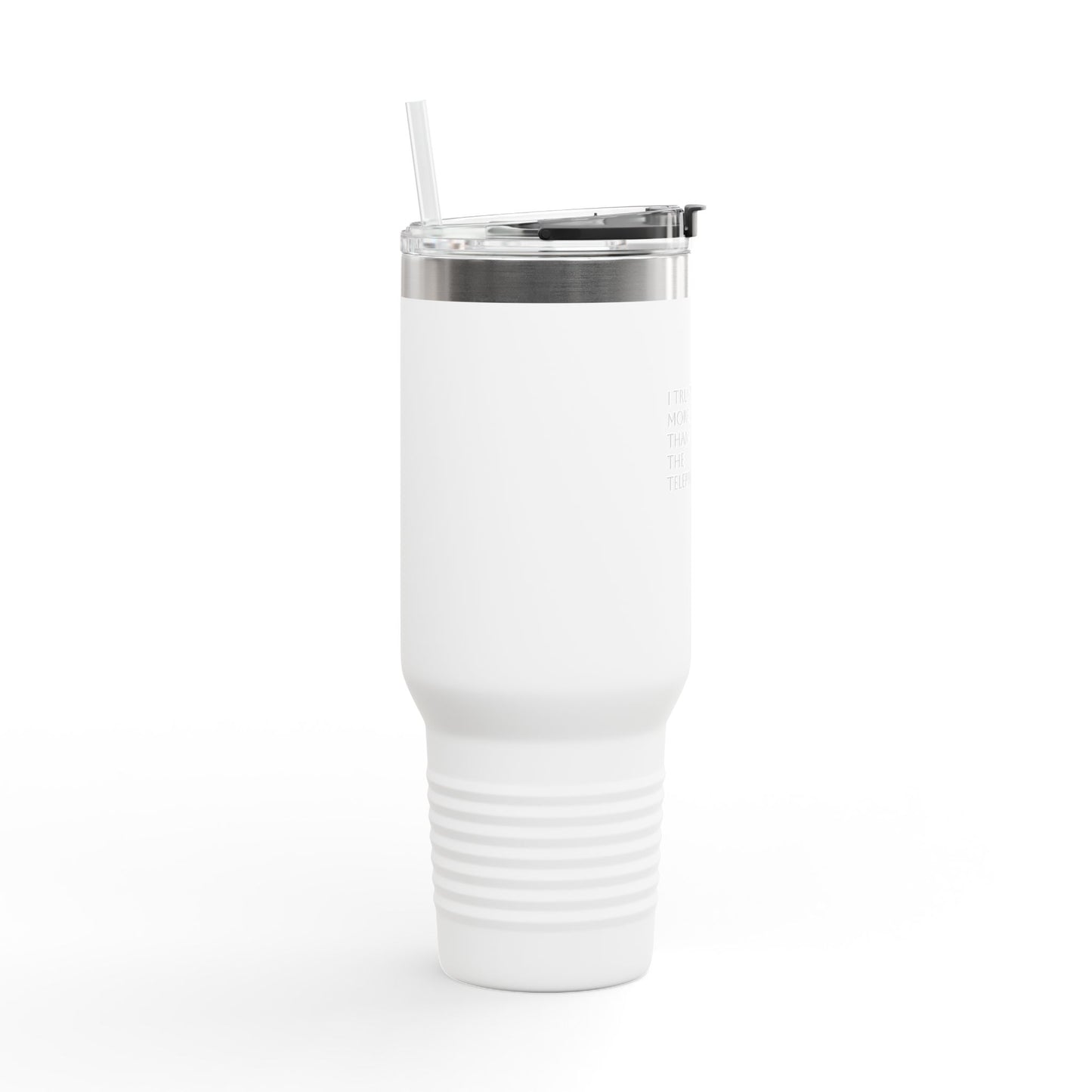 Trust Your Gut Insulated Travel Mug | 40oz, Hot Beverage Tumbler, Motivational Drinkware, Travel Coffee Cup, Birthday Gift