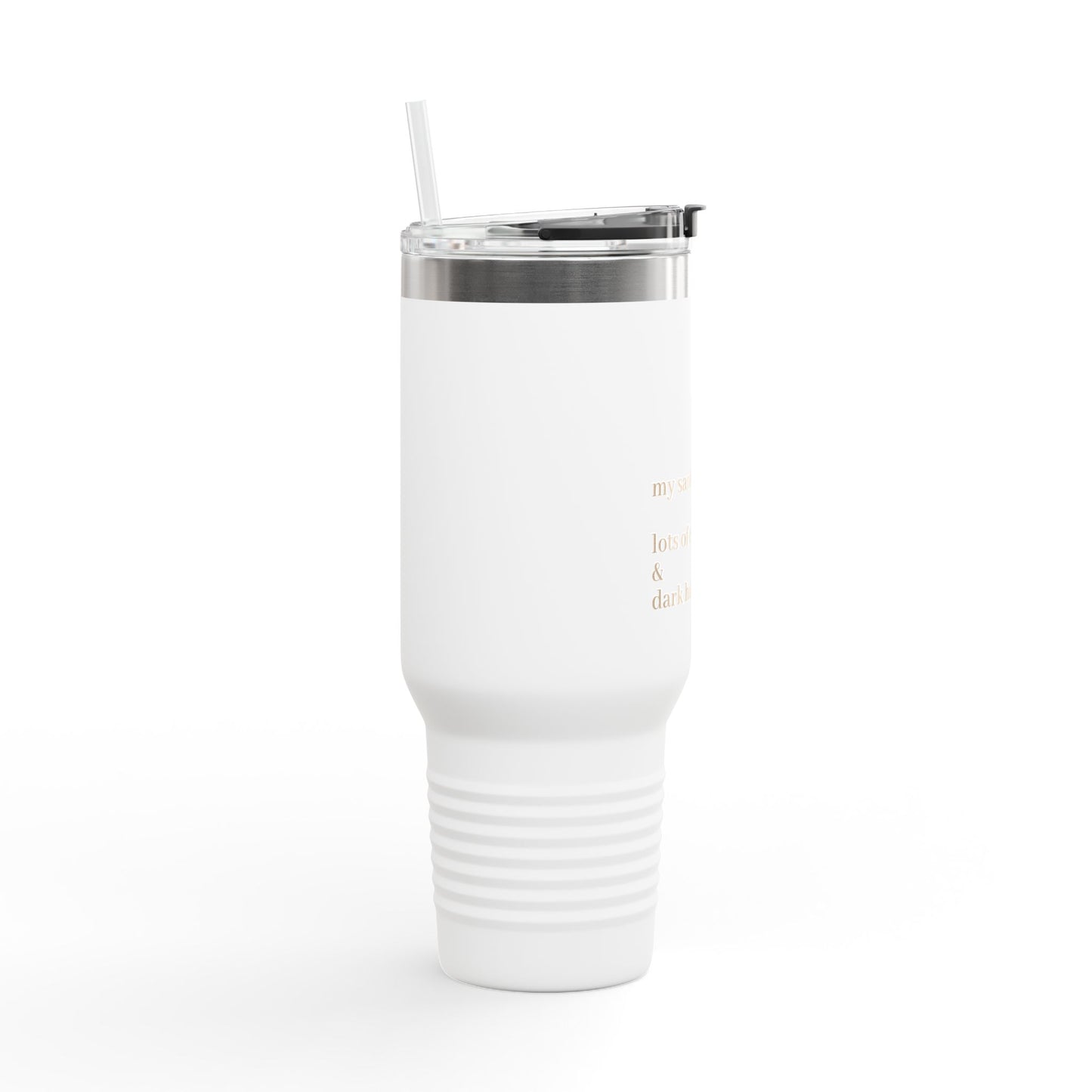 Insulated Travel Mug with Motivational Quote - Perfect for Coffee Lovers, Gift for Birthday, Holidays, and Work