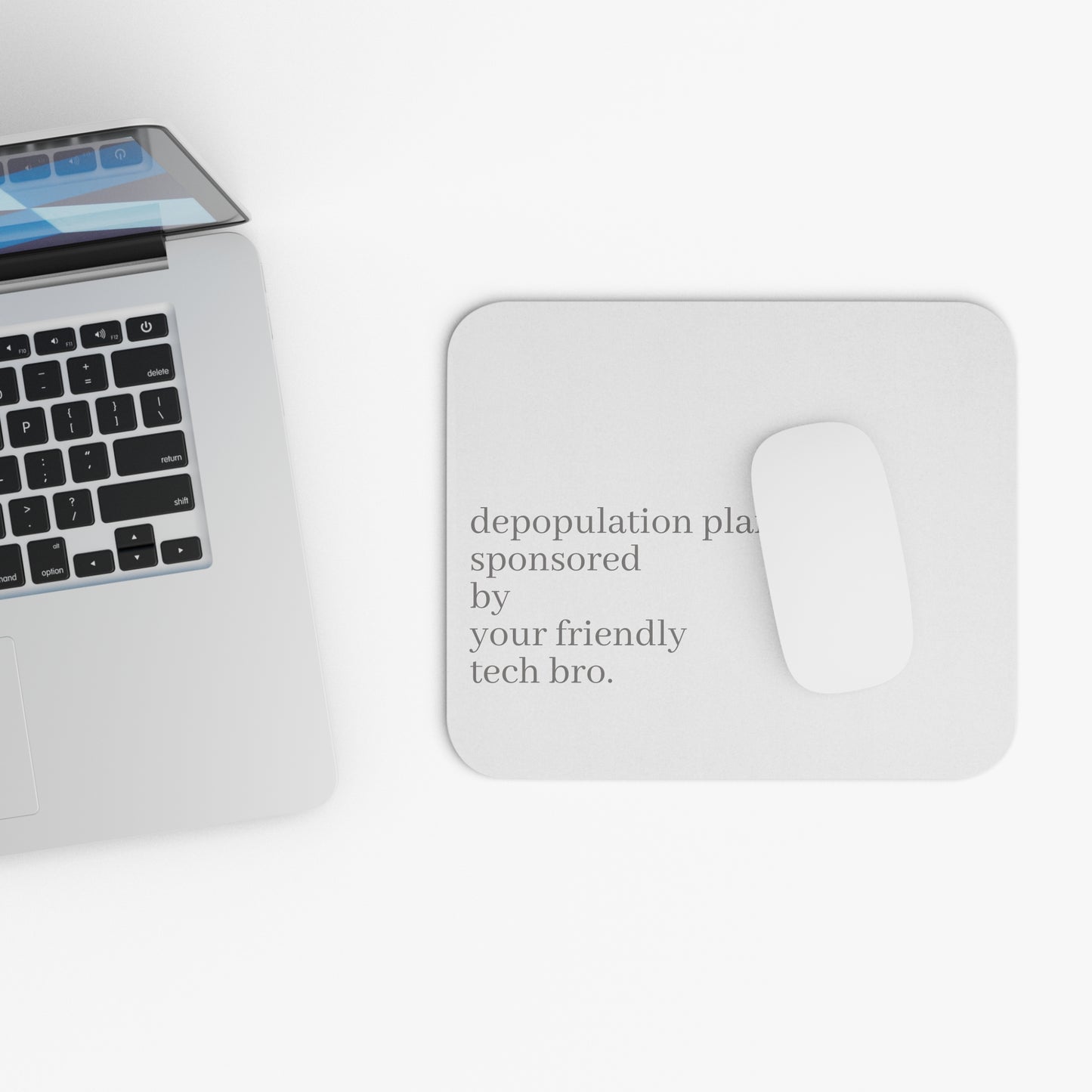 Witty Mouse Pad - Tech Humor Gift for Programmers, Gadget Lovers, Desk Accessory, Office Decor, Creative Workspace