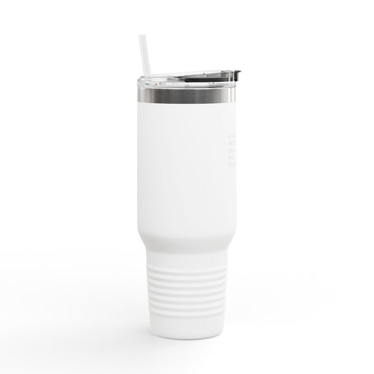Trust Your Gut Insulated Travel Mug | 40oz, Hot Beverage Tumbler, Motivational Drinkware, Travel Coffee Cup, Birthday Gift