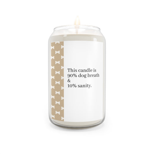 Funny Dog-Themed Scented Soy Candle | Gift for Dog Lovers | Home Decor | Pet Owners | Unique Candle | Aromatherapy | 90% Dog Breath