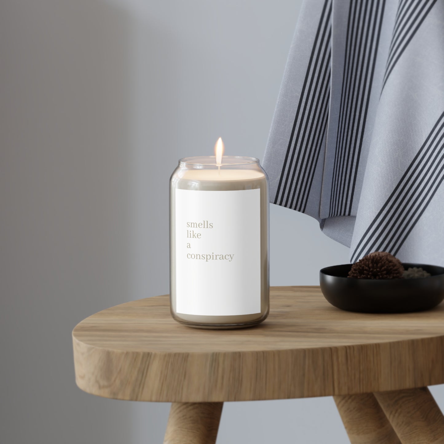Scented Soy Candle - Smells Like a Conspiracy | Relaxing Aromatherapy, Cozy Home Decor, Gift for Friends, Unique Party Favor, [...]