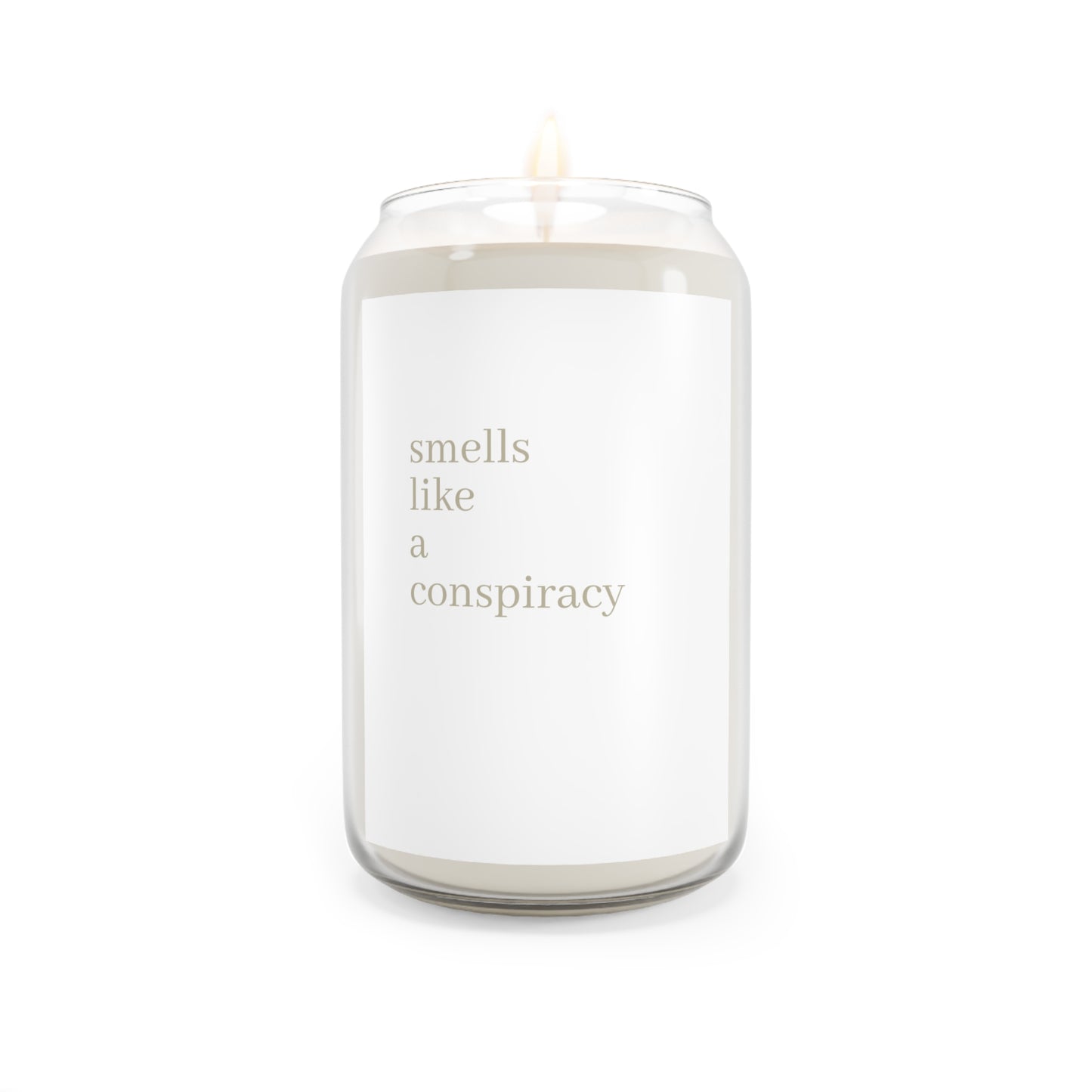 Scented Soy Candle - Smells Like a Conspiracy | Relaxing Aromatherapy, Cozy Home Decor, Gift for Friends, Unique Party Favor, [...]