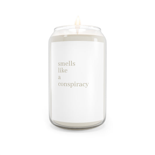 Scented Soy Candle - Smells Like a Conspiracy | Relaxing Aromatherapy, Cozy Home Decor, Gift for Friends, Unique Party Favor, [...]