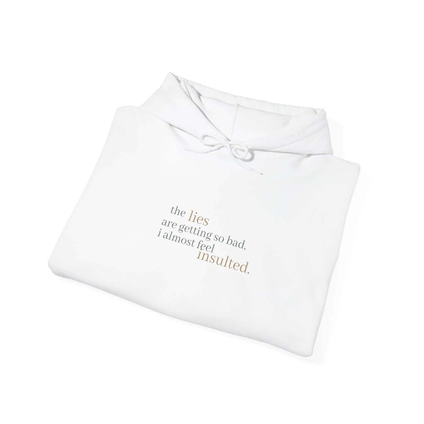 Philosophical Hoodie - Unisex Heavy Blend™ Sweatshirt, Casual Wear, Grunge Style, Gift for Friends, Thought-provoking Apparel, Cozy Layer