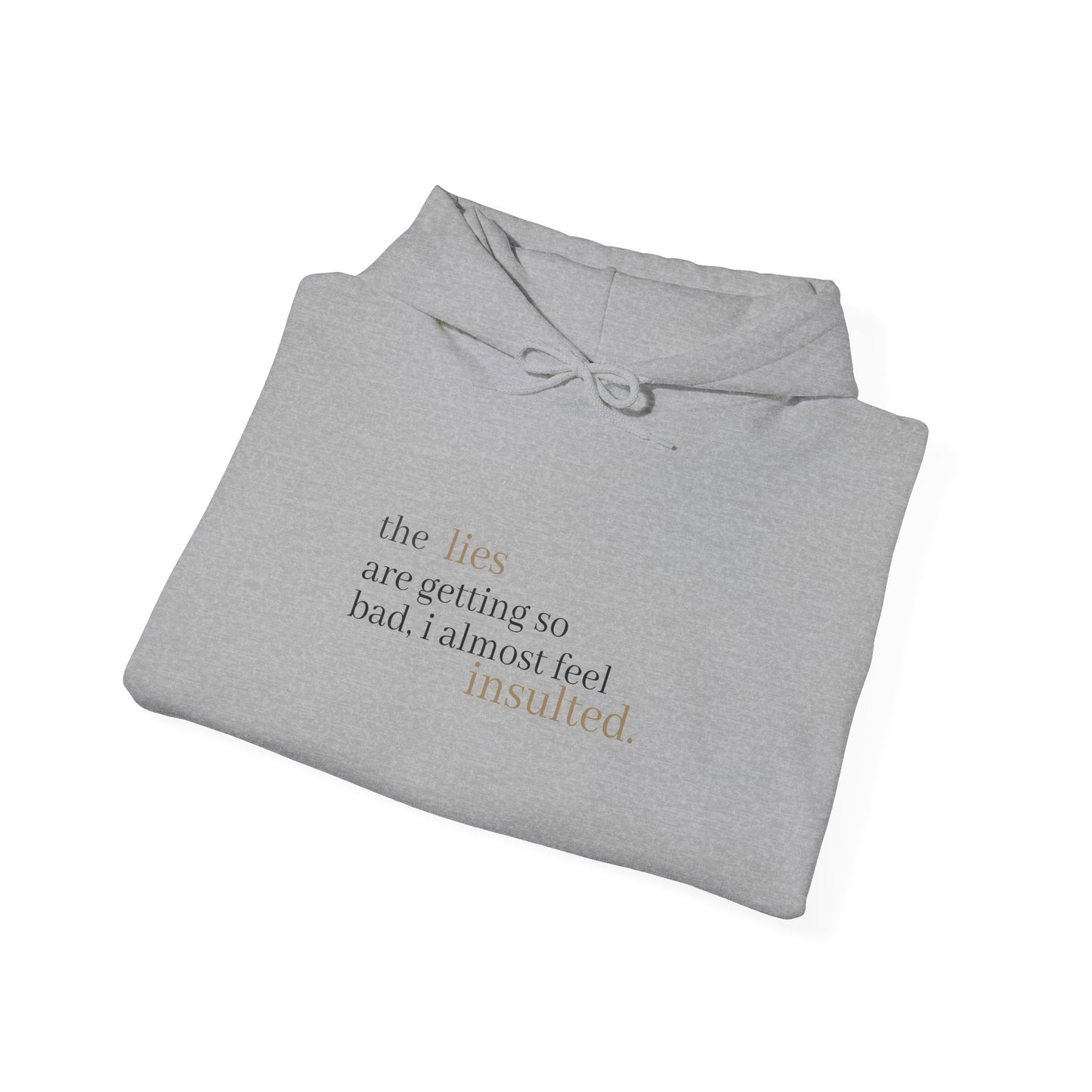 Philosophical Hoodie - Unisex Heavy Blend™ Sweatshirt, Casual Wear, Grunge Style, Gift for Friends, Thought-provoking Apparel, Cozy Layer